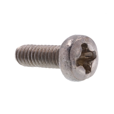 Prime-Line M2-0.40 x 6 mm Phillips Pan Machine Screw, Plain 316 Stainless Steel, 10 PK 9130663
